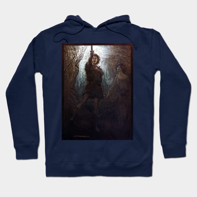 Siegmund the Walsung - The Rhinegold and the Valkyrie - Arthur Rackham Hoodie by forgottenbeauty